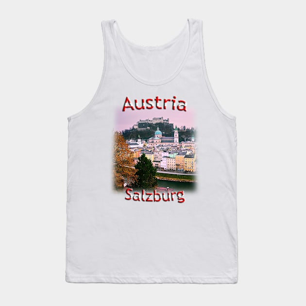 Austria - Salzburg old town Tank Top by TouristMerch